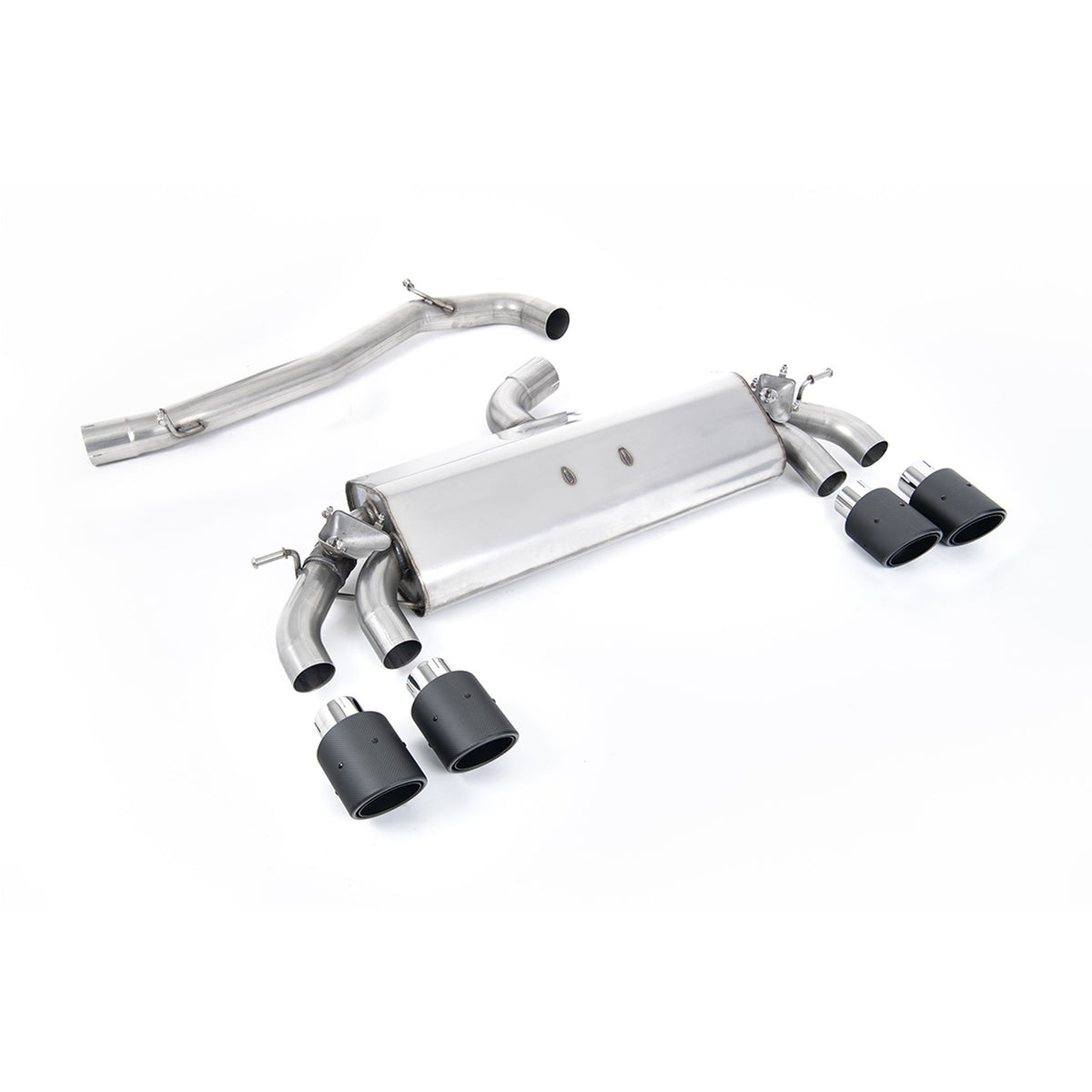Milltek Cat Back Exhaust Volkswagen Golf Mk7.5 R 2.0 TSI 310PS Non-GPF 76mm EC Approved 17-21