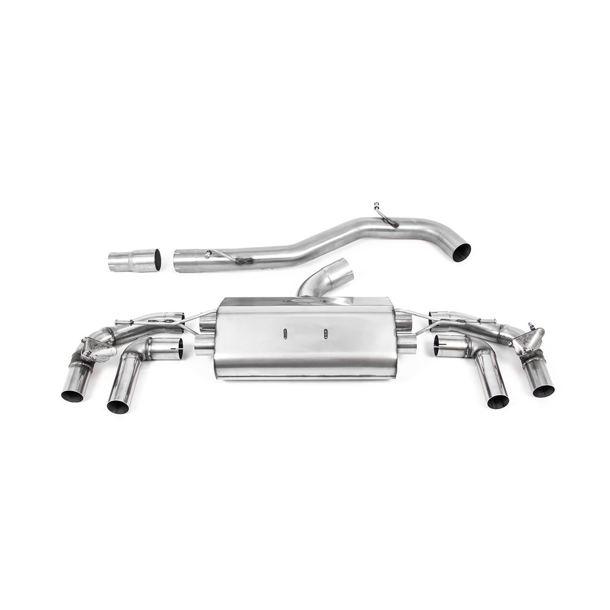 Milltek Cat Back Exhaust Volkswagen Golf Mk8 R 2.0 TSI Non-GPF NA 22-24