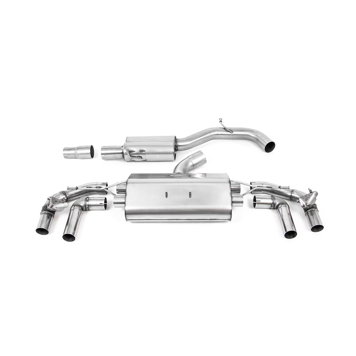Milltek Filter Back Exhaust Volkswagen Golf Mk8.5 R OPF/GPF 24+