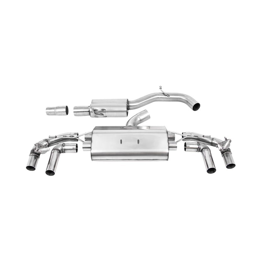 Milltek Filter Back Exhaust Volkswagen Golf Mk8 R 2.0 TSI GPF 21-24