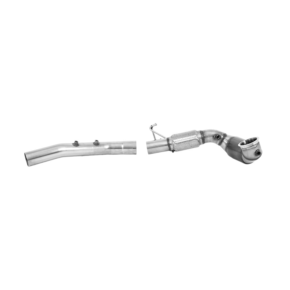 Milltek Large Bore Downpipe and Hi-Flow Sports Cat Exhaust Volkswagen Golf Mk8 GTi Clubsport (300ps OPF/GPF Equipped Models Only) 21-25