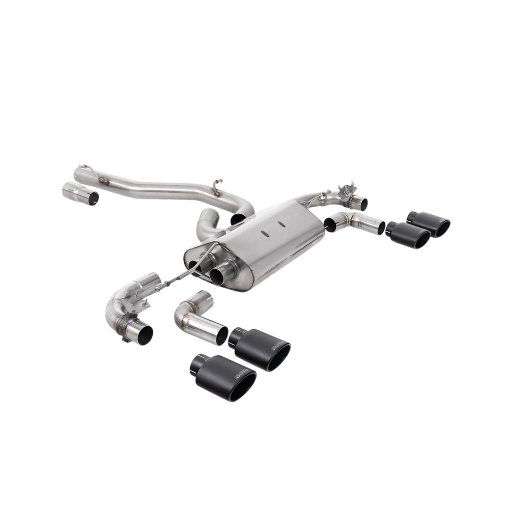 Milltek Cat Back Exhaust Volkswagen Golf Mk7.5 R 2.0 TSI 310PS (Non-GPF Equipped Models Only) 80mm Race Systems 17-21