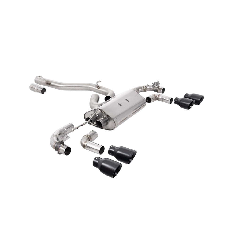 Milltek Cat Back Exhaust Volkswagen Golf Mk7.5 R 2.0 TSI 310PS (Non-GPF Equipped Models Only) 80mm Race Systems 17-21