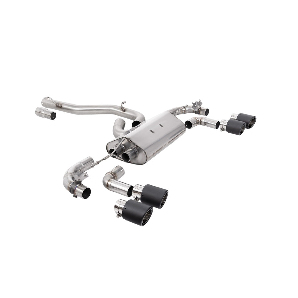 Milltek Cat Back Exhaust Volkswagen Golf Mk7.5 R 2.0 TSI 300PS (GPF Equipped Models Only) 80mm Race Systems 19-22