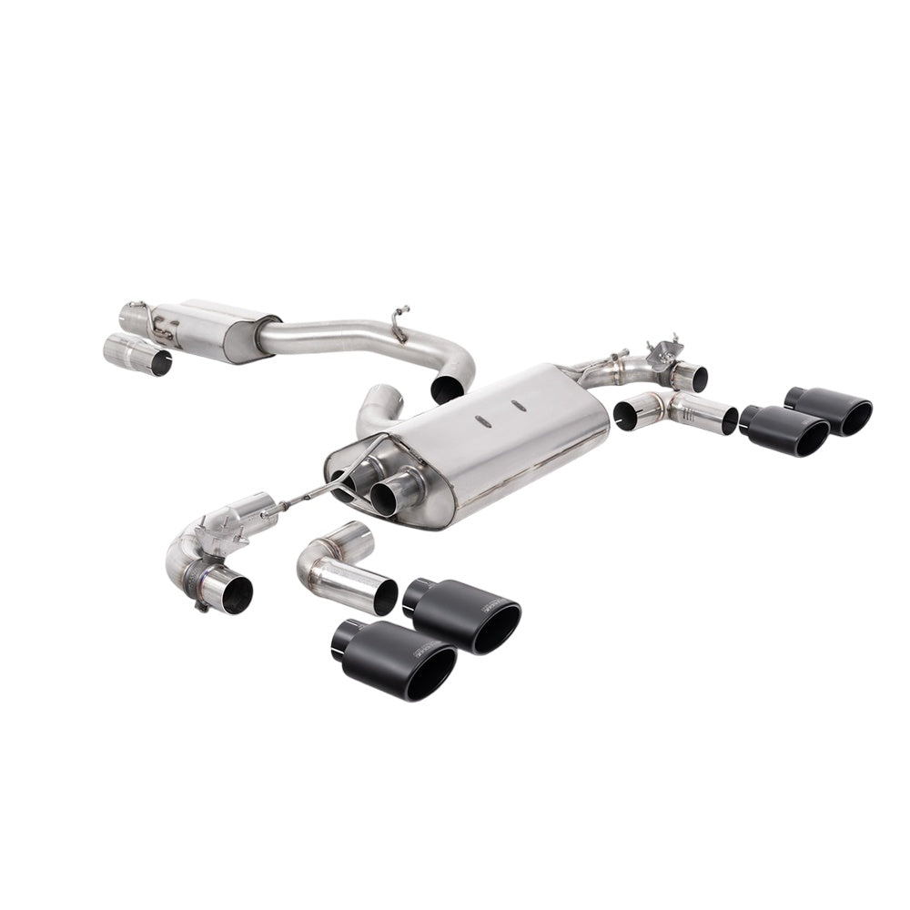 Milltek Cat Back Exhaust Volkswagen Golf Mk7.5 R 2.0 TSI 310PS (Non-GPF Equipped Models Only) 80mm Race Systems 17-21