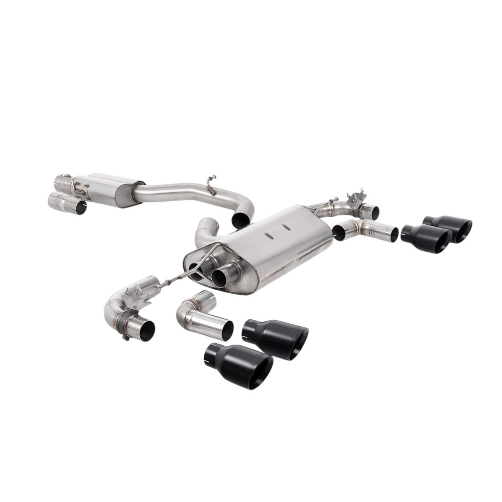 Milltek Cat Back Exhaust Volkswagen Golf Mk7.5 R 2.0 TSI 300PS (GPF Equipped Models Only) 80mm Race Systems 19-22