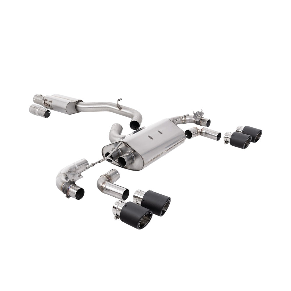 Milltek Cat Back Exhaust Volkswagen Golf Mk7.5 R 2.0 TSI 310PS (Non-GPF Equipped Models Only) 80mm Race Systems 17-21