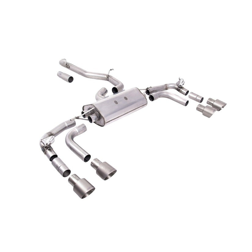 Milltek Filter Back Exhaust Volkswagen Tiguan R 320ps OPF/GPF 21+