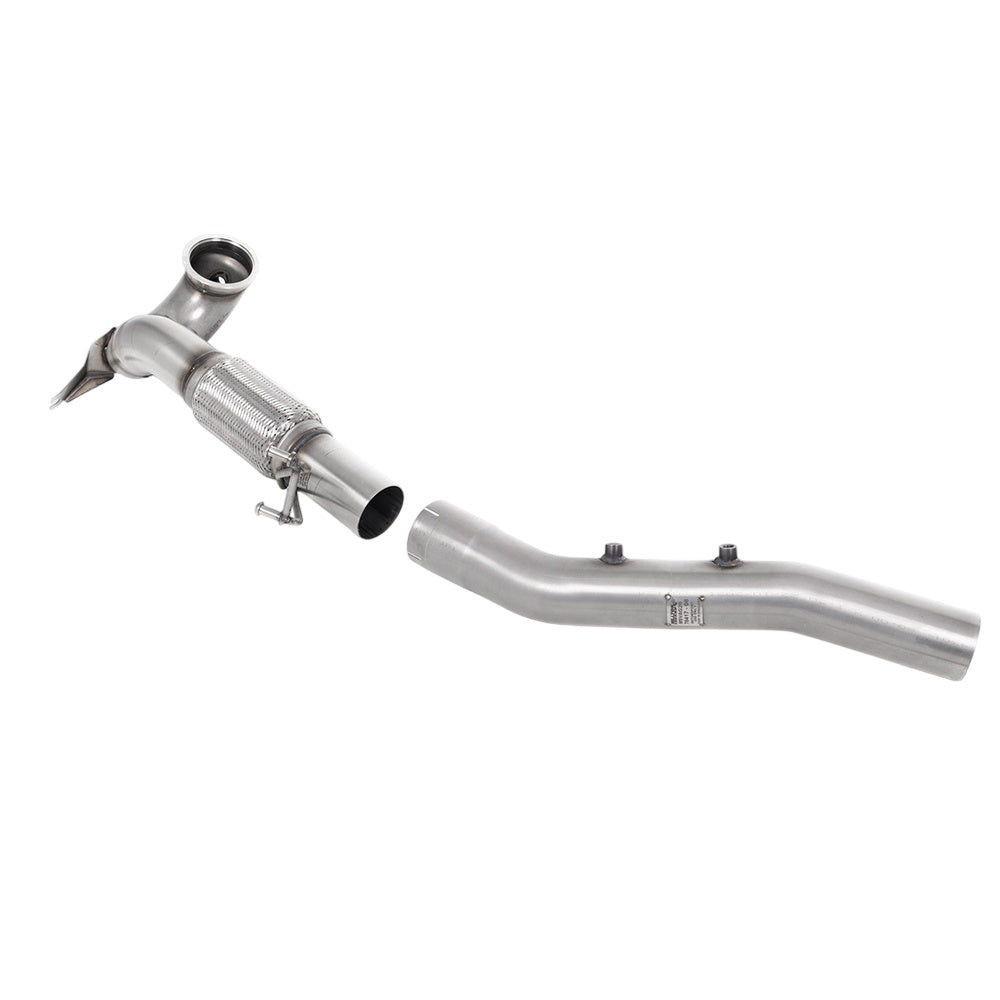 Milltek Large-bore Downpipe and De-cat Exhaust Skoda Octavia vRS 2.0 TSI 245PS (MQB EVO Mk4) Hatch and Estate (OPF/GPF Models Only) 20-25