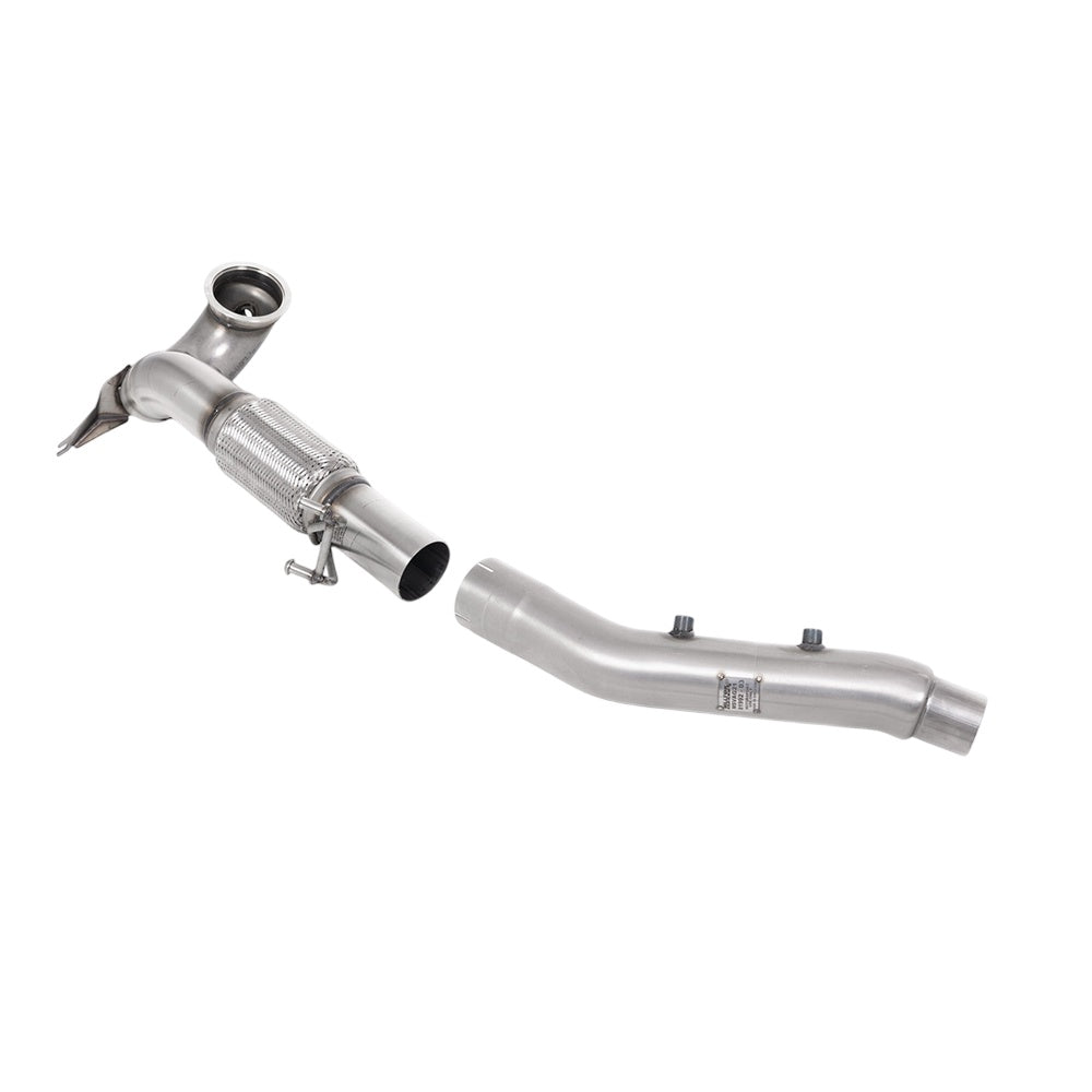 Milltek Large-bore Downpipe and De-cat Exhaust Skoda Octavia vRS 2.0 TSI 245PS (MQB EVO Mk4) Hatch and Estate (OPF/GPF Models Only) 20-25