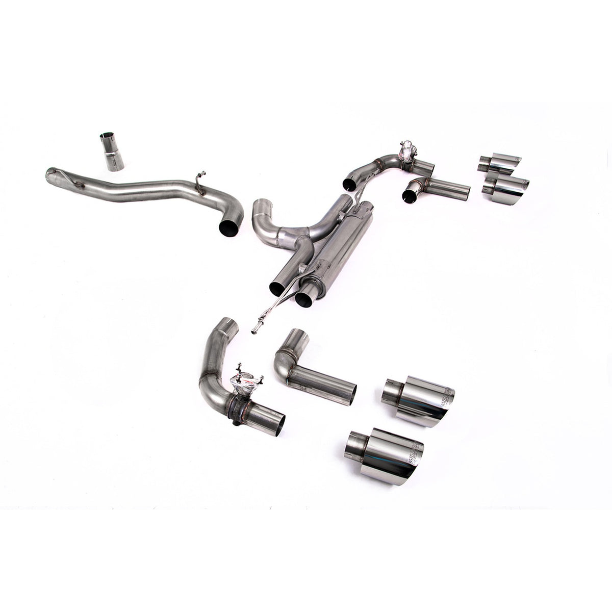 Milltek Filter Back Exhaust Volkswagen Golf Mk8 R 2.0 TSI GPF 21-24