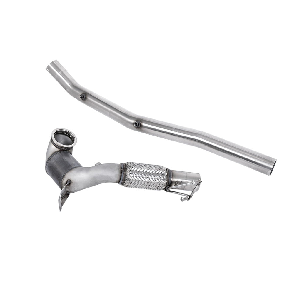 Milltek Large Bore Downpipe and Hi-Flow Sports Cat Exhaust Volkswagen Golf Mk8 R 2.0 TSI 320PS (Non-GPF / North American Models Only ) 22-25