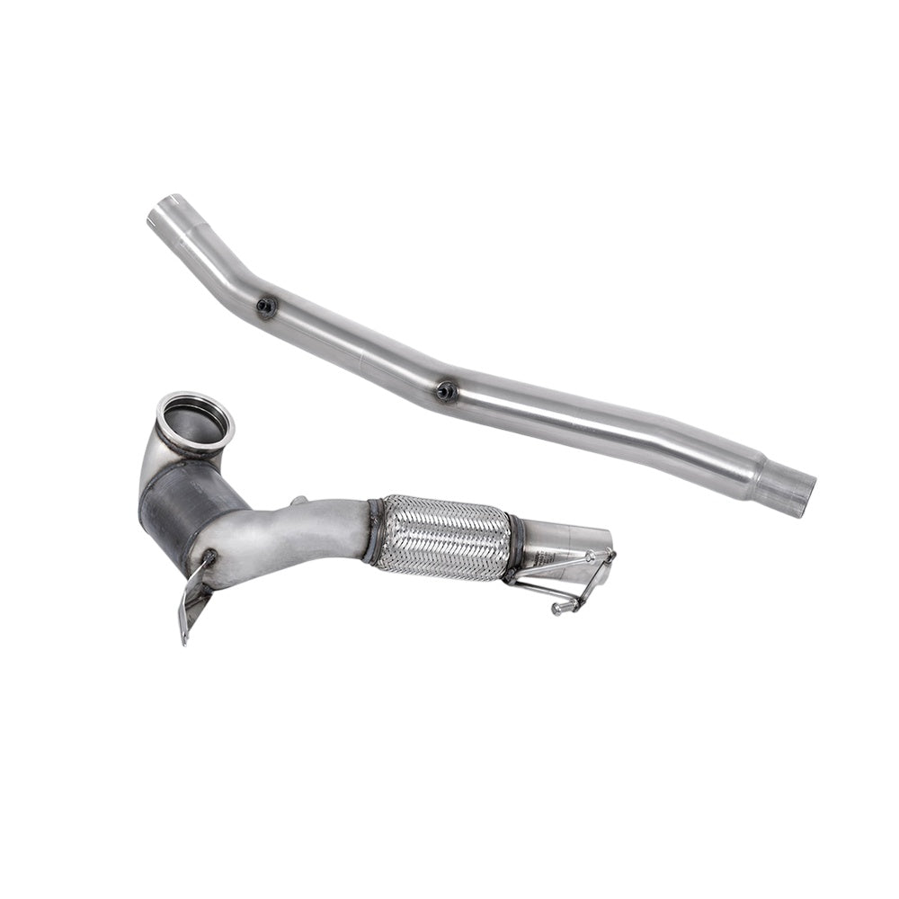 Milltek Large Bore Downpipe and Hi-Flow Sports Cat Exhaust Volkswagen Golf Mk8 R 2.0 TSI 320PS (Non-GPF / North American Models Only ) 22-25