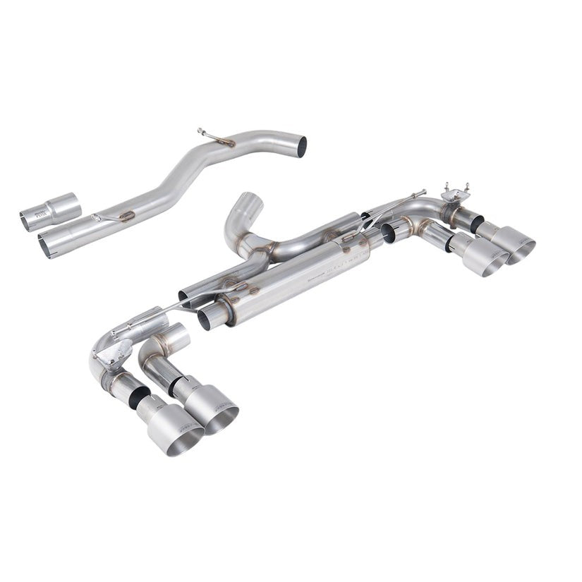 Milltek Cat Back Exhaust Volkswagen Golf MK7 R 2.0 TSI 300PS 80mm Race System Options 14-16