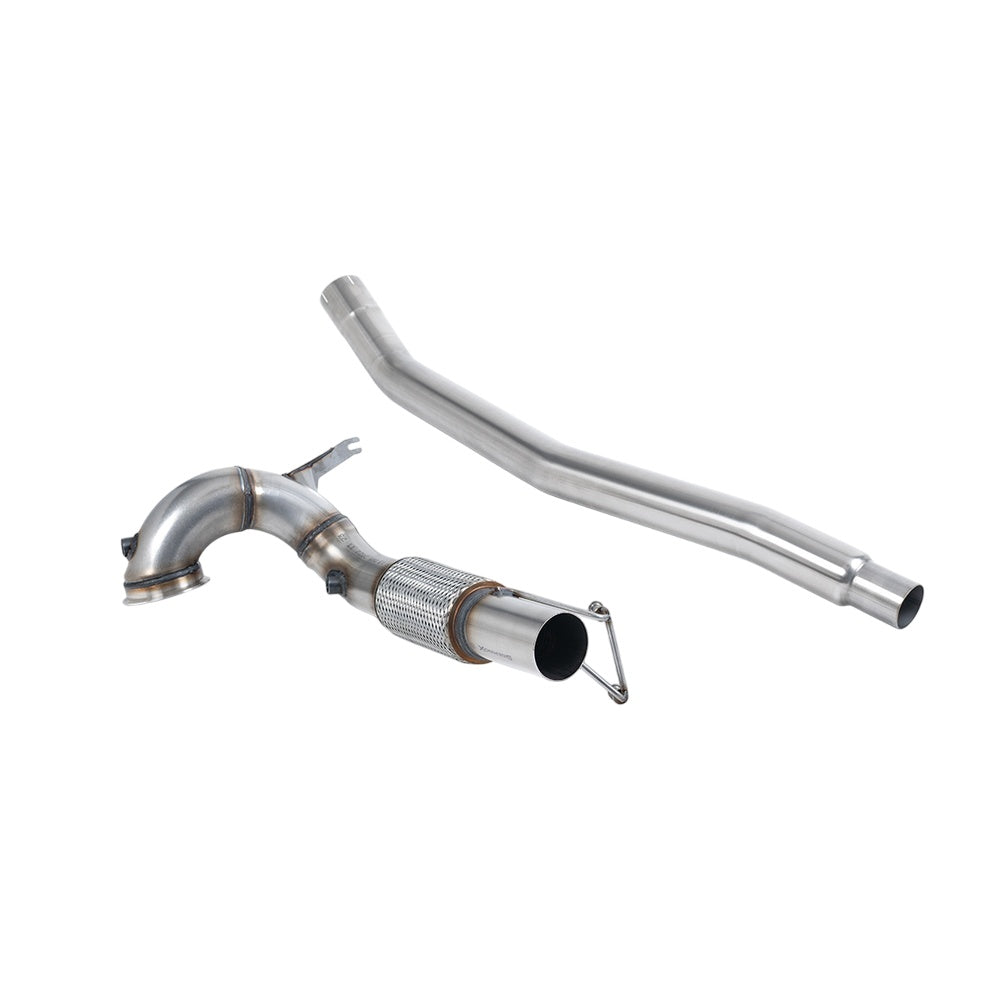 Milltek Large Bore Downpipe and Hi-Flow Sports Cat Exhaust Volkswagen Arteon 2.0TSI 280PS 4Motion (North American Non Valved / Downturn Tips) 22-25