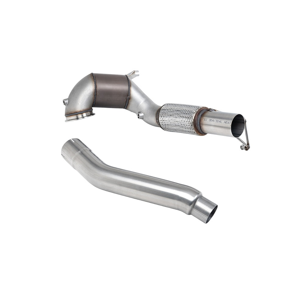 Milltek Large Bore Downpipe and Hi-Flow Sports Cat Exhaust Volkswagen Golf Mk8 GTi (245ps Non-GPF / North American Models Only) 21-25