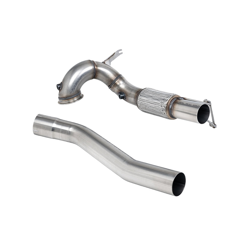 Milltek Large-bore Downpipe and De-cat Exhaust Volkswagen Golf Mk8 GTi (245ps Non-GPF / North American Models Only) 21-25