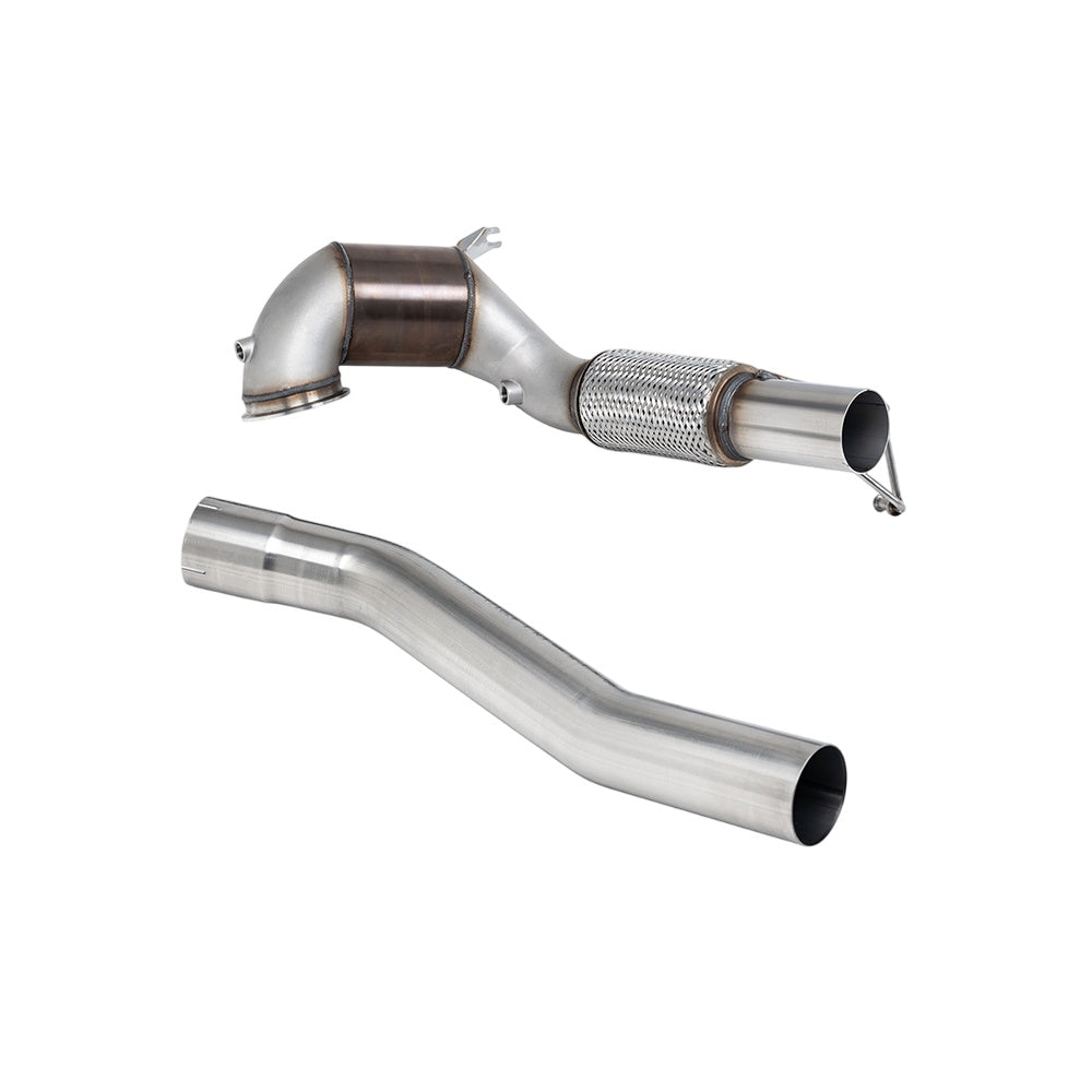 Milltek Large Bore Downpipe and Hi-Flow Sports Cat Exhaust Volkswagen Golf Mk8 GTi (245ps Non-GPF / North American Models Only) 21-25