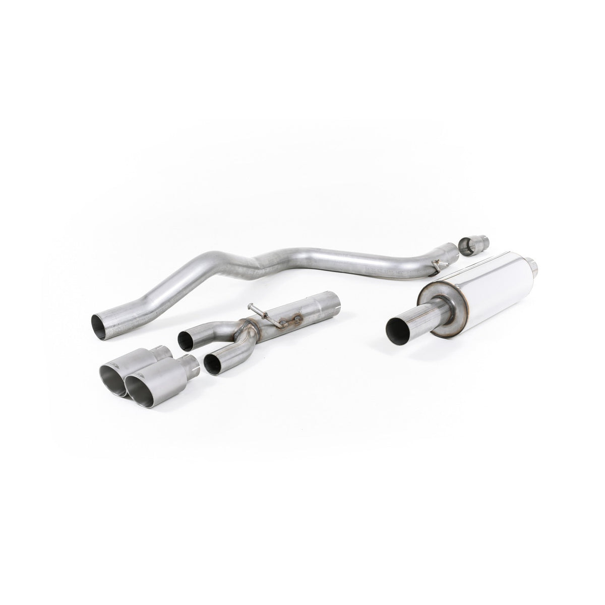 Milltek Cat Back Exhaust Seat Leon FR 2.0 TDI 150 SC 5dr Manual DSG-auto 13-20