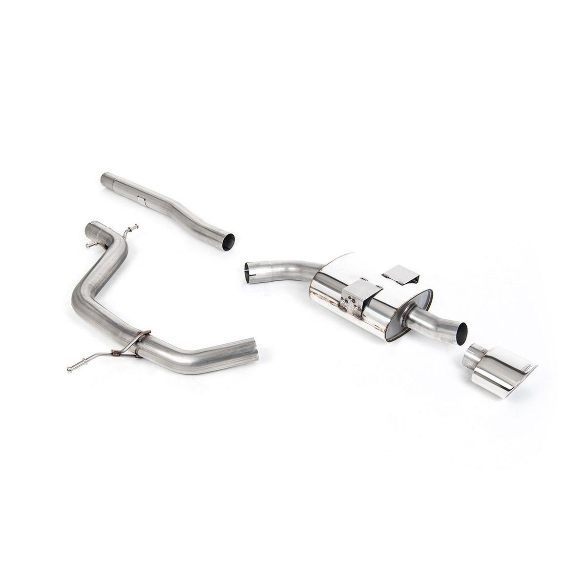 Milltek Cat Back Exhaust Seat Leon FR 2.0 TDi 170PS DPF 05-13
