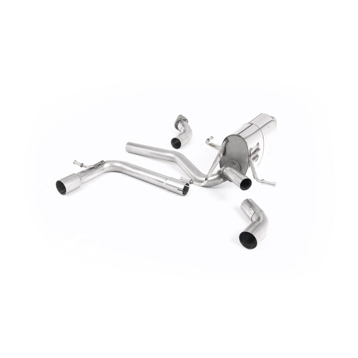 Milltek Front Pipe Back Exhaust Suzuki Swift Sport 1.4 BoosterJet Non Hybrid Non-OPF/GPF 17+