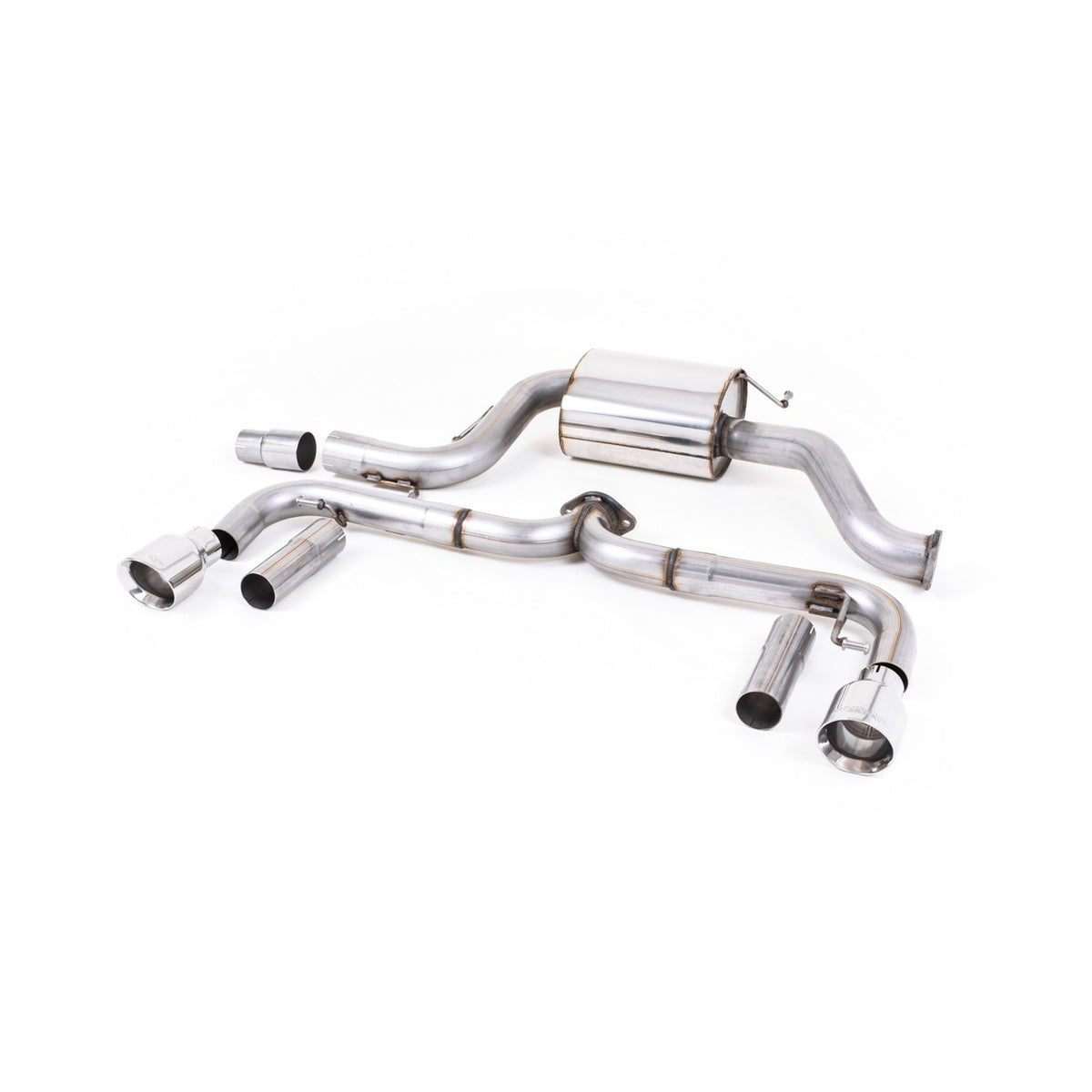 Milltek Cat Back Exhaust Volkswagen Beetle 2.0 TSI A5 Chassis 11-15