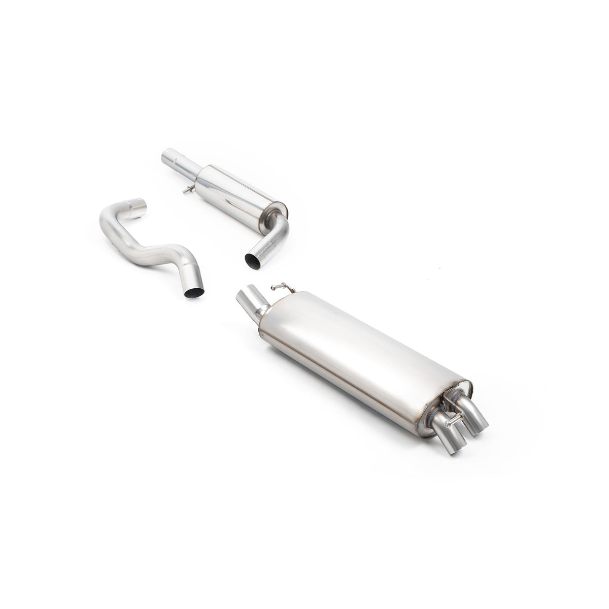Milltek Cat Back Exhaust Volkswagen Golf Mk4 VR6 2WD + V5 99-04