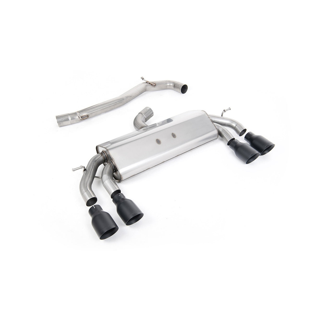 Milltek Cat Back Exhaust Volkswagen Golf Mk7.5 R 2.0 TSI 310PS Non-GPF 76mm EC Approved 17-21