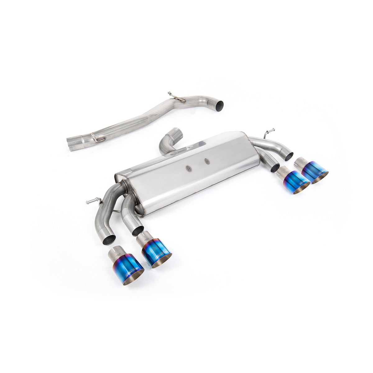 Milltek Cat Back Exhaust Volkswagen Golf Mk7.5 R 2.0 TSI 310PS Non-GPF 76mm EC Approved 17-21
