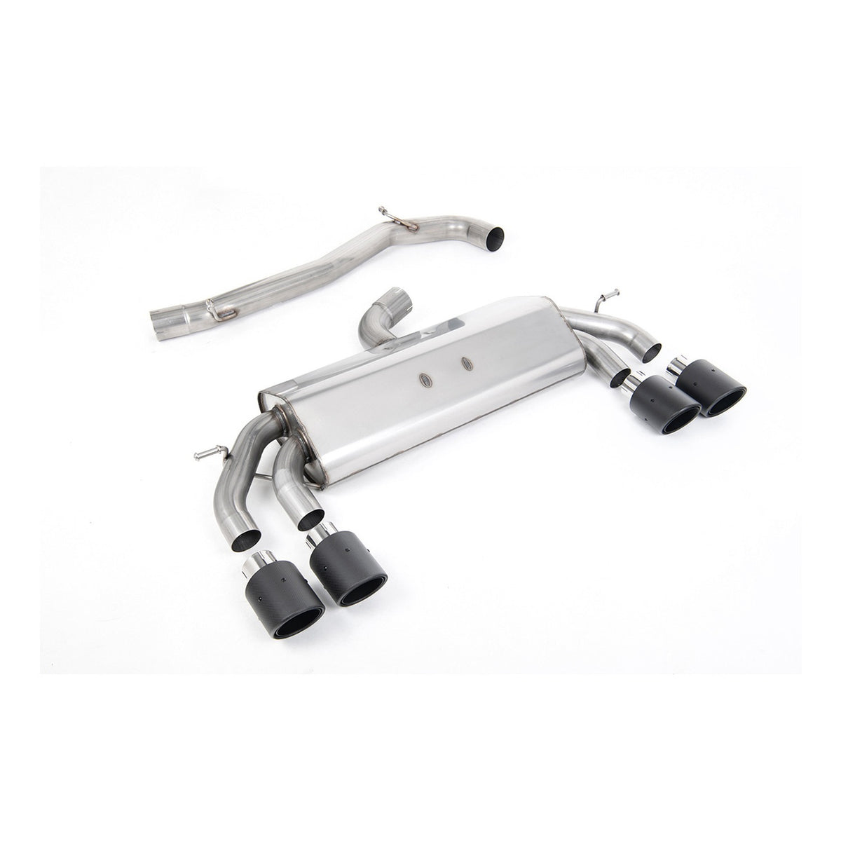 Milltek Cat Back Exhaust Volkswagen Golf Mk7.5 R 2.0 TSI 310PS Non-GPF 76mm EC Approved 17-21