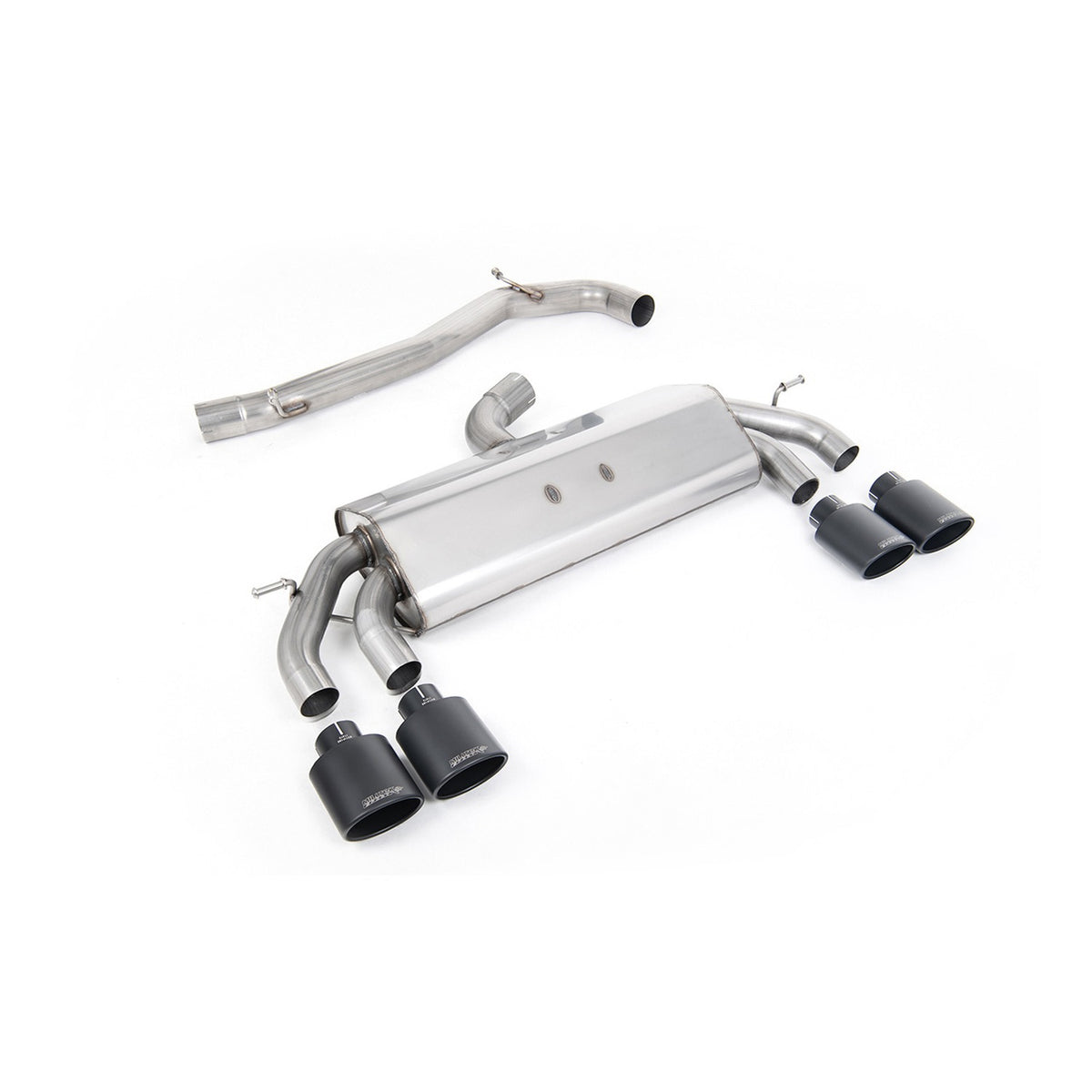 Milltek Cat Back Exhaust Volkswagen Golf Mk7.5 R 2.0 TSI 310PS Non-GPF 76mm EC Approved 17-21