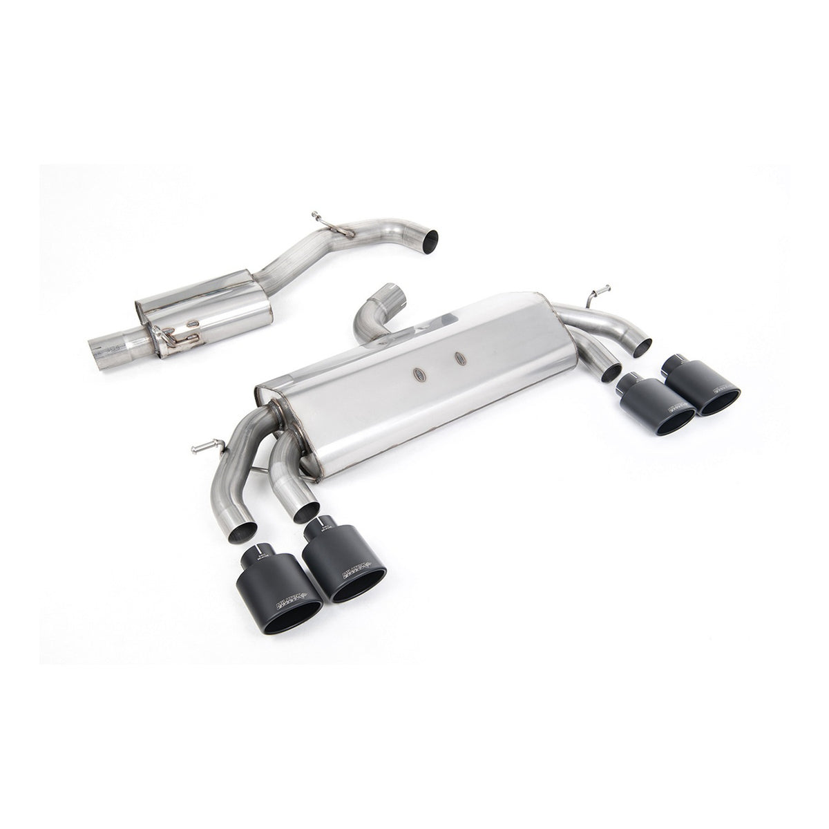 Milltek Cat Back Exhaust Volkswagen Golf Mk7.5 R 2.0 TSI 310PS Non-GPF 76mm EC Approved 17-21