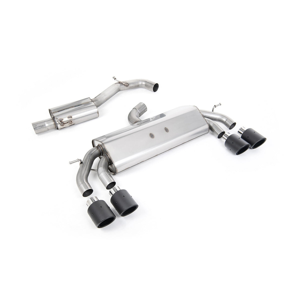 Milltek Cat Back Exhaust Volkswagen Golf Mk7.5 R 2.0 TSI 310PS Non-GPF 76mm EC Approved 17-21