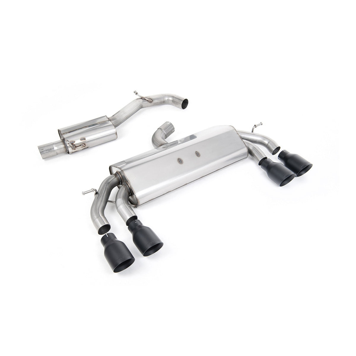 Milltek Cat Back Exhaust Volkswagen Golf Mk7.5 R 2.0 TSI 310PS Non-GPF 76mm EC Approved 17-21