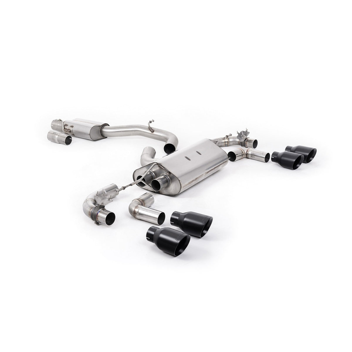 Milltek Cat Back Exhaust Volkswagen Golf Mk7.5 R 2.0 TSI 310PS Non-GPF 80mm Race 17-21