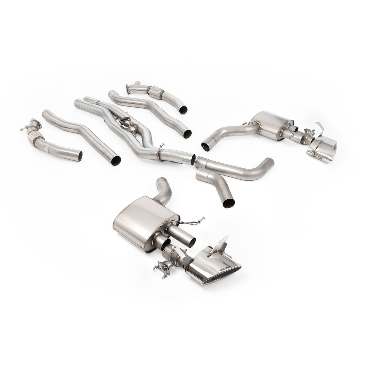 Milltek Filter Back Exhaust Audi RS6 C8 4.0 V8 Bi-Turbo OPF/GPF Signature Series Titanium 19+