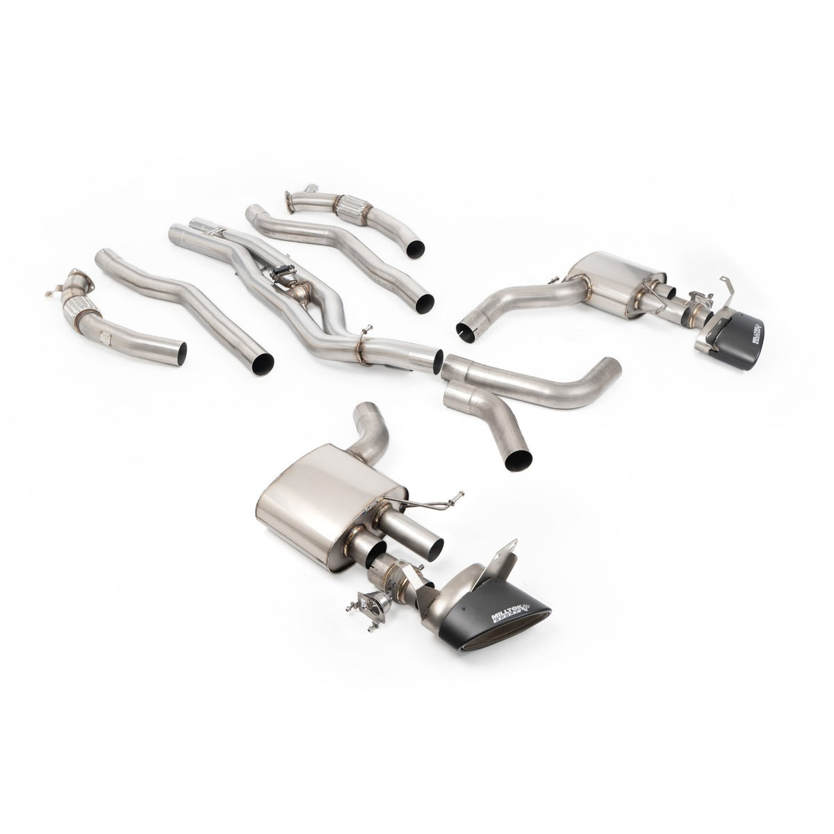 Milltek Filter Back Exhaust Audi RS6 C8 4.0 V8 Bi-Turbo OPF/GPF Signature Series Titanium 19+