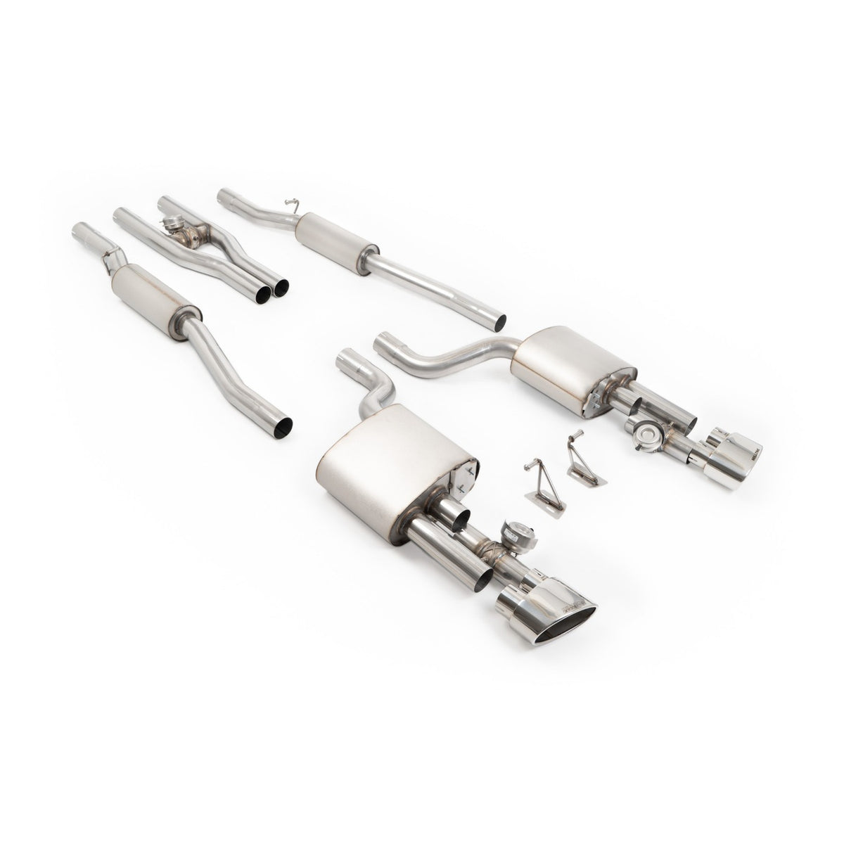 Milltek Cat Back Exhaust Audi RS4 B7 4.2 V8 Saloon Avant Cabriolet V2 06-07