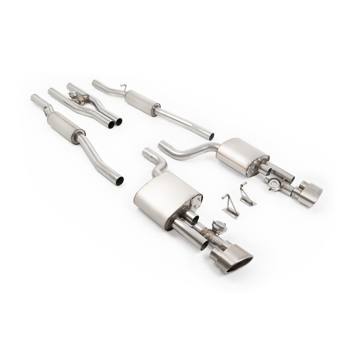 Milltek Cat Back Exhaust Audi RS4 B7 4.2 V8 Saloon Avant Cabriolet V2 06-07