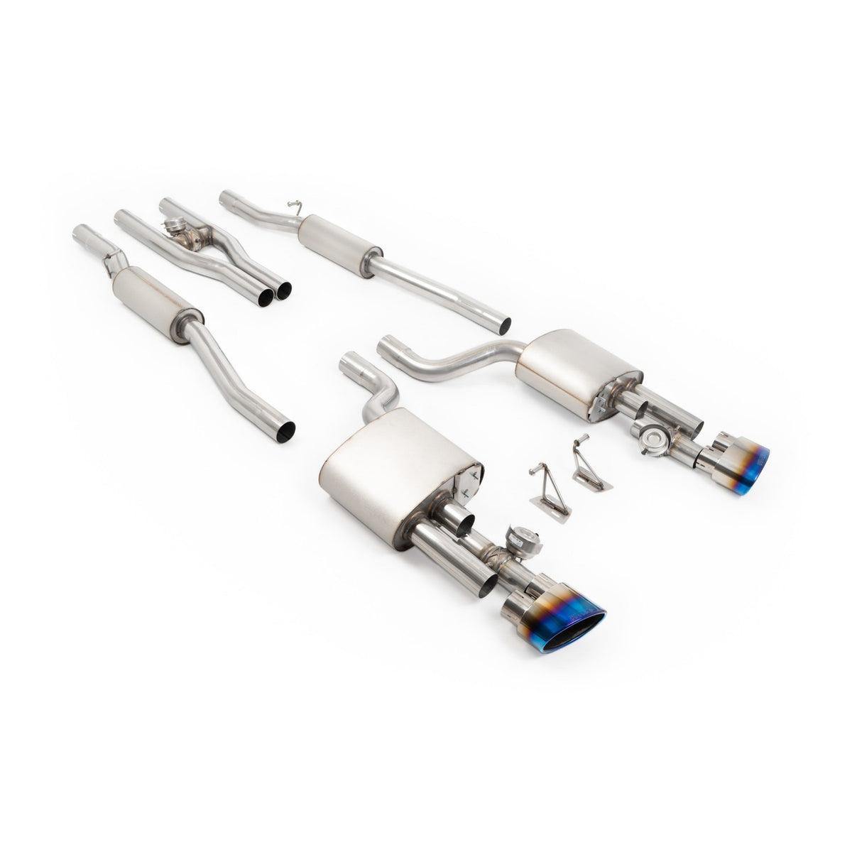 Milltek Cat Back Exhaust Audi RS4 B7 4.2 V8 Saloon Avant Cabriolet V2 06-07