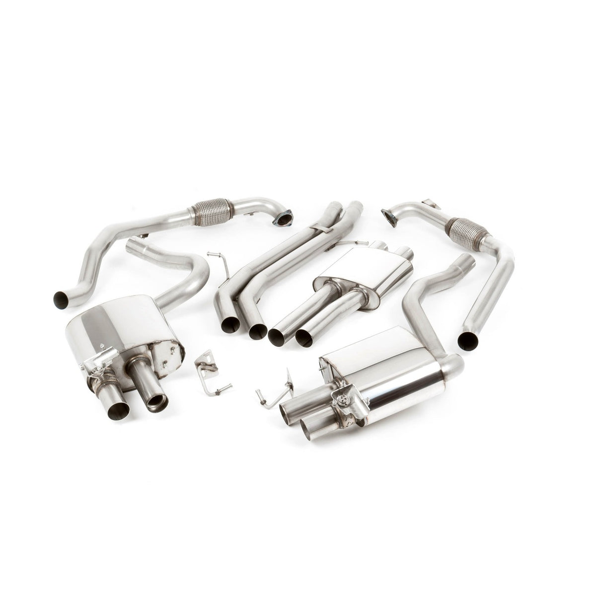 Milltek Cat Back Exhaust Audi S5 3.0 V6 Turbo Coupe Cabrio B9 Non-GPF Non Sport Diff RHD 17+