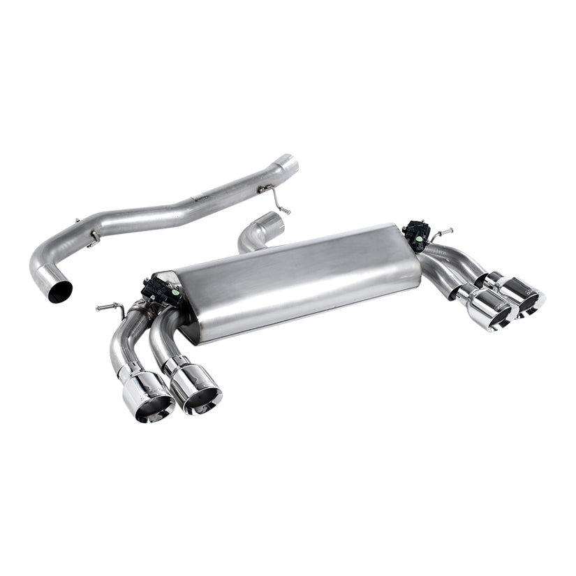 Milltek Audi S3 2.0 TFSI quattro 3-Door 8V/8V.2 (Non-GPF Equipped Models Only) 2013-2018 Cat-back Exhaust