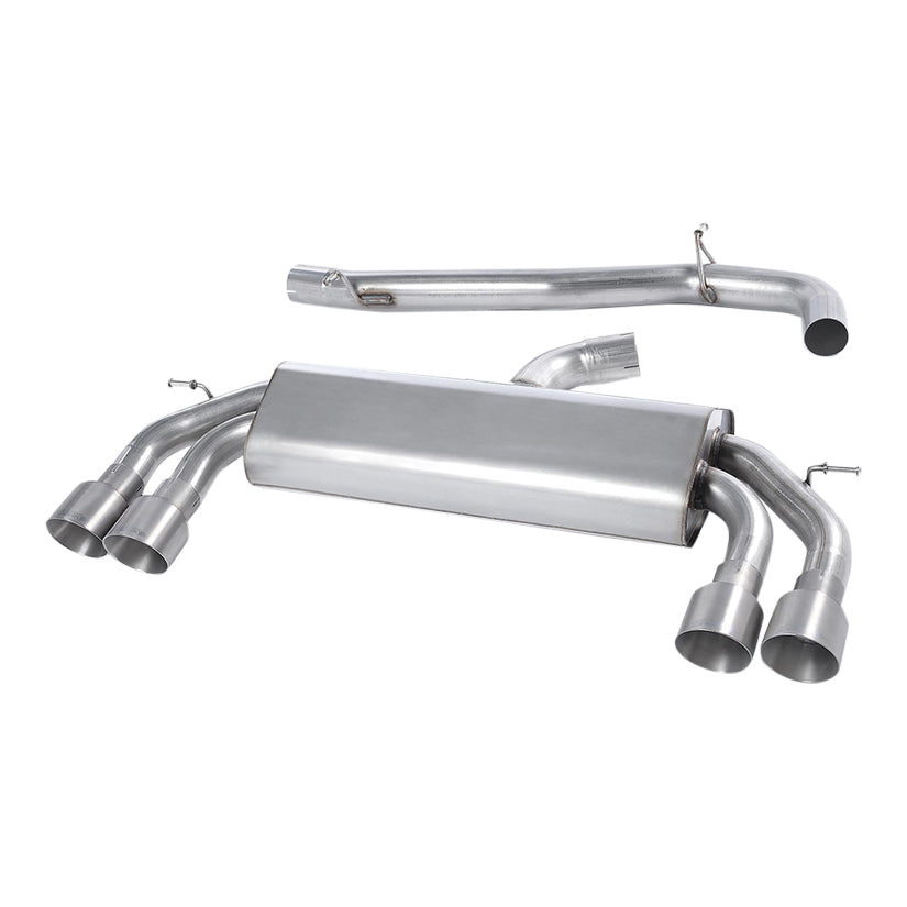 Milltek Audi S3 2.0 TFSI quattro 3-Door 8V/8V.2 (Non-GPF Equipped Models Only) 2013-2018 Cat-back Exhaust