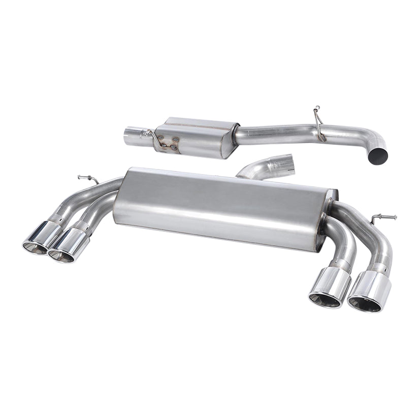 Milltek Audi S3 2.0 TFSI quattro 3-Door 8V/8V.2 (Non-GPF Equipped Models Only) 2013-2018 Cat-back Exhaust