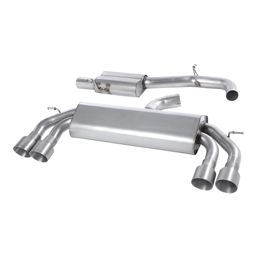 Milltek Audi S3 2.0 TFSI quattro 3-Door 8V/8V.2 (Non-GPF Equipped Models Only) 2013-2018 Cat-back Exhaust